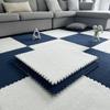 Alfombrillas Modernas Sencillas de Empalme para Sala de Estar y Dormitorio, Tapetes para Gateo de Bebés para el Hogar, Alfombrillas Cortables y Fáciles de Cuidar