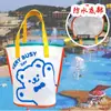 Bolsa de Praia Transparente com Capacidade Bolsa de Gelatina Bolsa de Natação Feminina Bolsa Tote de PVC Bolsa de Compras Bolsa de Mão Transversal