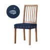 Funda Elástica Impermeable para Silla de Hogar Transfronteriza Hotel Restaurante Funda para Asiento de Silla con Respaldo Color Sólido Simple Funda Dividida para Silla