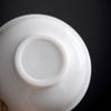 Hecho a mano Mineral en bruto Todo porcelana Una pieza Jade blanco grasa de oveja Fuga de té Filtro de té Cerámica Juego de té Kung Fu Porcelana blanca de Dehua