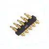 Hogar Inteligente Fila Única 5 Pines Vertical Pogopin Pin de Resorte de Carga Pin de Alimentación Táctil Conductivo Pin de Cobre Dorado Electrochapado