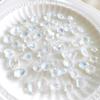 Nuevo K9 cristal blanco Aurora moca taladro de uñas vidrio estallado corazón torcido mariposa grande diy diy accesorios