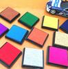 Inkpad colorido criativo 4x 4cm pequeno inkpad 15 cor professor Inkpad