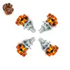 Tornillo de Rosca de 6 mm de Diámetro Personalizado USD, Cubierta de Tornillo para Soporte de Matrícula de Motocicleta, Tornillo para Matrícula de Coche