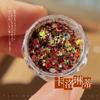 Otoño e Invierno lentejuelas para uñas al por mayor Super Flash estrella mariposa octogonal brillo color mágico blanco polígono decoraciones para uñas