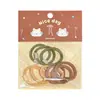 Lindo Set de Gomas para el Cabello Dopamina de Alta Elasticidad para Niños Bebé Bandas de Goma Pequeñas Coletas Trenzas Gomas Versátiles Accesorios para el Cabello