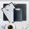 Clip de placa negra A4 plástico bloc de escritura para documentos clip para datos/facturas pedido A5 papelería datos papelería férula