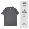 Camisetas de Algodón Puro para Publicidad, Camisetas Personalizadas de Cultura de Empresa con Texto Impreso, Camisetas de Manga Corta de Color Sólido para Verano para Team Building, Ropa de Trabajo para Empleados, Venta al por Mayor