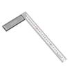 Suministro de fábrica regla de ángulo de acero inoxidable carpintería regla de ángulo de 90 grados regla triangular 30mm50mm de espesor regla cuadrada en forma de L