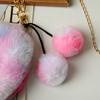 Bolso de Felpa de Corazón Colorido, Bolso de Hombro Único Sobaco para Mujer, Nuevo Bolso con Forma de Corazón 2024, Bolso de Mano Cruzado con Cadena