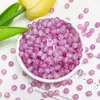 Atacado 6mm Resina Glitter Fino Contas Redondas Flash Sereia Contas Soltas DIY Feito à Mão Colar de Contas Material de Joalheria Acessórios
