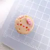 Mini Comida de Juguete Imitación Sándwich Galleta de Gato Accesorios de Resina Pegamento de Crema Funda de Teléfono DIY Pasador Flor de Zapato Pulsera