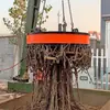 Ventosa Magnética Forte de Alta Frequência Escavadeira Empilhadeira Carregamento de Sucata Eletroímã de Sucção Redondo Ventosa de Levantamento Eletromagnético