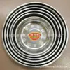 Platos Redondos Personalizados de Acero Inoxidable 304 para Uso Doméstico, Platos Planos Engrosados, Platos hondos y Bajos, Acabado Espejo
