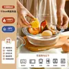 Recipiente para aquecer no micro-ondas para uso doméstico, resistente a altas temperaturas, com bandeja para cozinhar no vapor, tigela de vidro, vaporizador para aquecer pães, dispositivo de cozimento a vapor