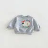 Sudadera con Capucha Redonda de Dibujos Animados de Animales para Bebé Unisex, Estilo Nuevo de Primavera y Otoño, Holgada, Estilo Coreano, Manga Larga, Ropa para Niños