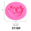 Molde de Silicona para Pastel Máscara Stark Vengadores Palma diy Azúcar Gota Pegamento Adorno Molde Punto Venta al Mayoreo