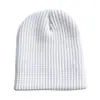 Gorro de Punto con Textura de Waffle para Hombre y Mujer, Color Sólido Versátil, Cálido Gorro de Lana con Protección para las Orejas, Gorro de Invierno