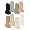Calcetines de cinco dedos para niños, calcetines cortos de algodón de verano, de malla fina, transpirables y absorbentes del sudor, calcetines de verano para mujer, calcetines náuticos, venta al por mayor