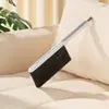 Escova varredora de cama doméstica, ferramenta varredora de cama, vassourinha de cama de cerdas macias com cabo longo, escova removedora de poeira para camas de dormitório
