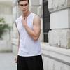 Entrega de una sola pieza envío gratis chaleco de seda de hielo para hombre moderno de malla fina transpirable secado rápido camiseta sin mangas deportiva de verano