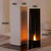 Luces de Velas Hotel Restaurante Atmósfera a la Luz de las Velas Accesorios de Decoración Acrílico Negro Llama Velas Electrónicas Transfronterizo