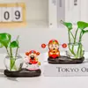 Florero Hidropónico Dios de la Fortuna, Contenedor para Cultivo de Plantas Verdes en Agua, Recipiente para Arreglos Florales de Escritorio, Adorno de Decoración para la Entrada