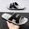 Pantuflas de Masaje Transpirables de Eva con Suela Gruesa para Hombre, Talla Grande, Pantuflas de una Tira para Hotel y Baños Públicos, Pantuflas para Hombre al por Mayor para Uso Veraniego al Aire Libre