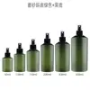 Botella de Spray Verde Esmerilado con Hombro Inclinado para Mascotas Botella de Spray Hidratante Relleno de Agua de Rosas Botella Vacía para Loción de Cuidado de la Piel Gel de Ducha
