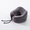 Almofada de Viagem Nap Sports em Forma de U Almofada de Pescoço de Pelúcia Cisne Espuma de Memória com Retorno Lento Almofada de Pescoço para Viagem