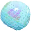 Color Helado Lazo Tarjeta Insertable para Pastel Bola Brillante Bola de Lentejuelas Lazo Decoración de Pastel de Cumpleaños Insertable Fiesta