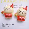 Navidad de Dibujos Animados Jiikawa Resina DIY Pegamento de Crema Funda para Teléfono Móvil Pasador Diadema Flor para Zapatos Imán para Refrigerador Joyería