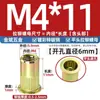 Tuerca remachable de acero inoxidable 304, cabeza plana, nervadura vertical, tuerca remachable de rosca larga M4M5M6M8