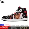Zapatillas de caña alta temáticas del Día de la Madre Transfronterizas con Estampados Personalizables, Zapatos Deportivos para Padres e Hijos, Zapatillas Casuales para Parejas