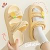Sandalias Romanas 2025 de Suela Gruesa Antideslizantes Antiolor Transpirables de Verano para Uso Dual en Casa y al Aire Libre para Mujer