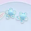 Accesorios para Joyería DIY Cinta de Tela Cuadros Adornos Moños Flores Dibujos Animados Hebilla de Zapato de Madera Materiales de Decoración