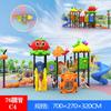 Tobogán de plástico de jardín de infantes Tobogán combinado para exteriores Niños Exterior pequeño doctor Parque Comunidad patio de juegos grande