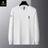 Sudadera crew neck para hombre Parsonron transfronteriza, algodón espacial, bordado Little Paul, sudadera de algodón puro, camiseta para hombre, en stock y personalizable