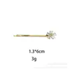 Pasador con Diamante de Circonita, Accesorio de Cabello de Alta Gama, Pinza para Flequillo Lateral, Pasador de Moda para Mujer, Pasador Tachonado con Circonita
