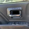 Adecuado para 14-18 Gmc 1500 Modificación de Interior de Coche Panel Decorativo de Interruptor de Puerta Negro Piano Pegatina Decorativa