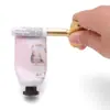 Exprimidor de Pasta de Dientes de Acero Inoxidable, Exprimidor de Pasta Metálico, Pinza Metálica para Pasta con Forma de Llave para Peluquería, Exprimidor de Pasta para Tintes, Exprimidor de Pasta Metálico Semicircular