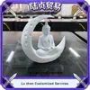 Adornos de Buda estilo Zen Impresos en 3D Transfronterizos para Sala de Estar y Dormitorio, Decoraciones Creativas de Oficina con Estatuas de Luna y Buda