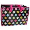 Bolsa de Almacenamiento de Tela No Tejida Laminada, Bolsa de Compras Gruesa Tipo Tote para Regalo, Bolsa Grande para Empaque Doméstico, Almacenamiento para Viajes