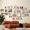 Decoração Simples Sala de Estar Parede de Fotos Criativa Moldura de Foto Estilo Europeu Combinação para Pendurar na Parede Parede de Fotos Display de Fundo para Quarto Arte de Parede