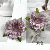 Flores de peonía artificiales de núcleo blanco, horquilla floral para el cabello DIY, materiales de arte floral, decoración del hogar, arreglos de pared de flores, adornos pequeños