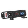 Cargador Qc3.0 Carga Rápida Pd Cargador de Coche Cargador de Coche Modificado con Interruptor Voltímetro Tipo-C Alta Potencia