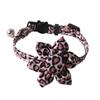 Jinjite nuevo collar para mascota Día de San Valentín estampado de labios serie de amor lazo girasol toalla triangular collar de gato