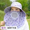 Máscara de Proteção Facial e Pescoço Feminina, Chapéu Cachecol Protetor Solar para Colheita de Chá, Máscara de Aba Larga, Chapéu de Sol, Chapéu Refrescante - Primavera/Verão 2026