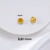 Método antiguo arena oro calabaza pequeño colgante estilo nacional hoja de loto pequeña gota DIY collar hecho a mano accesorios de joyería con cuentas al por mayor
