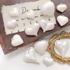 Colgante de Corazón Barroco Irregular de Resina Imitación Perla Blanca para Colgantes Hechos a Mano, Accesorios de Joyería con Cuentas